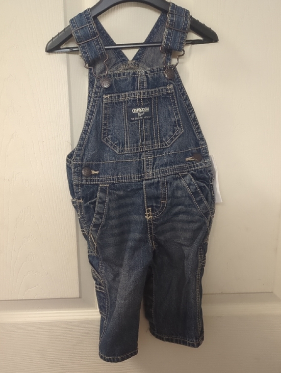 OshKosh B'gosh Other - 6m OshKosh Denim Overalls in Blue Denim 100% Cotton New